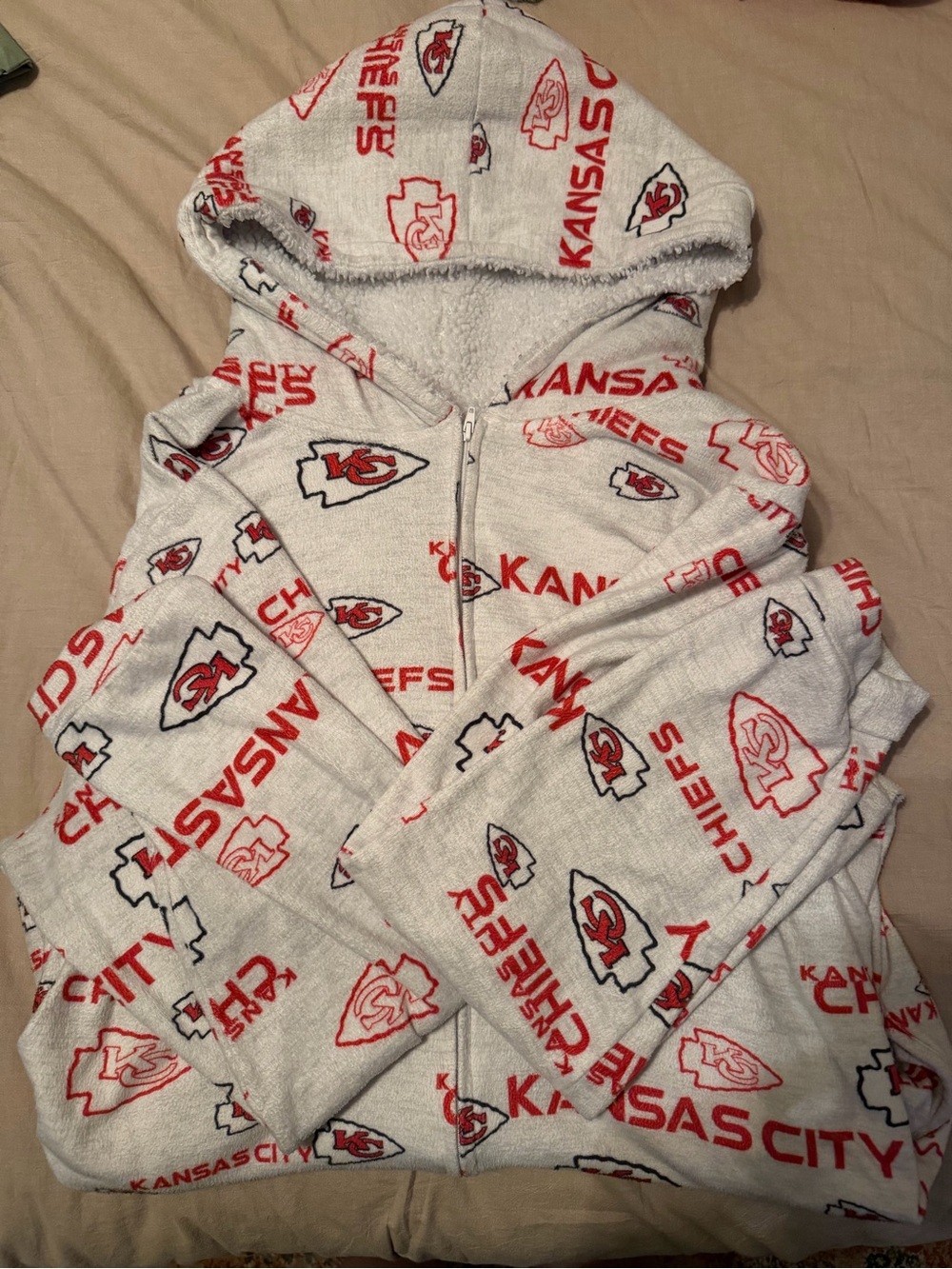 Kansas City Chiefs Hooded Pajamas